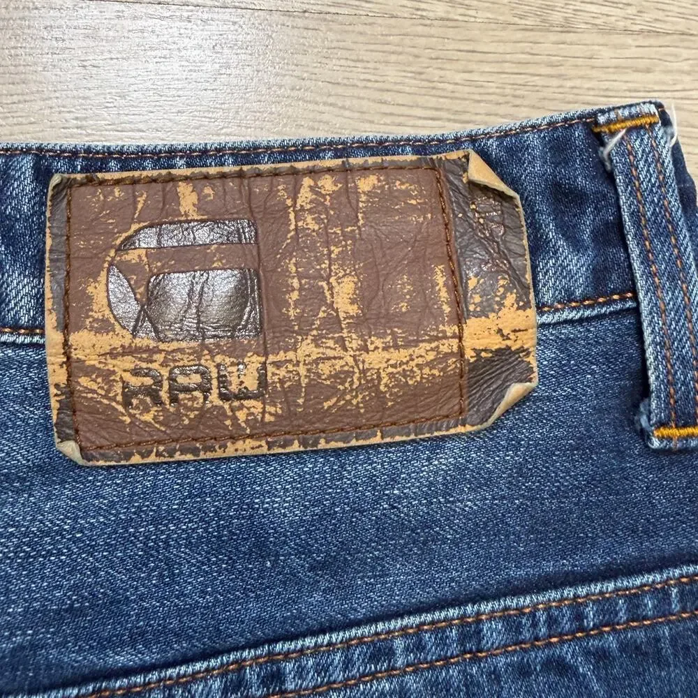 G-Star‎ RAW Arc 3D Tapered Jeans Mens 32x30 Distressed Denim (Actual 32x29)
